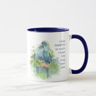 Liebe PARROTS so viel Spaß Kostenvoranschlag Tasse
