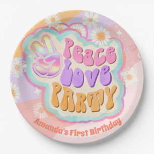 Liebe Party Pappteller
