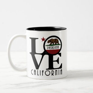 LIEBE Pasadena California 11oz Zweifarbige Tasse