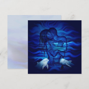 Liebe, Passionsakt - Paar mit Dolphin