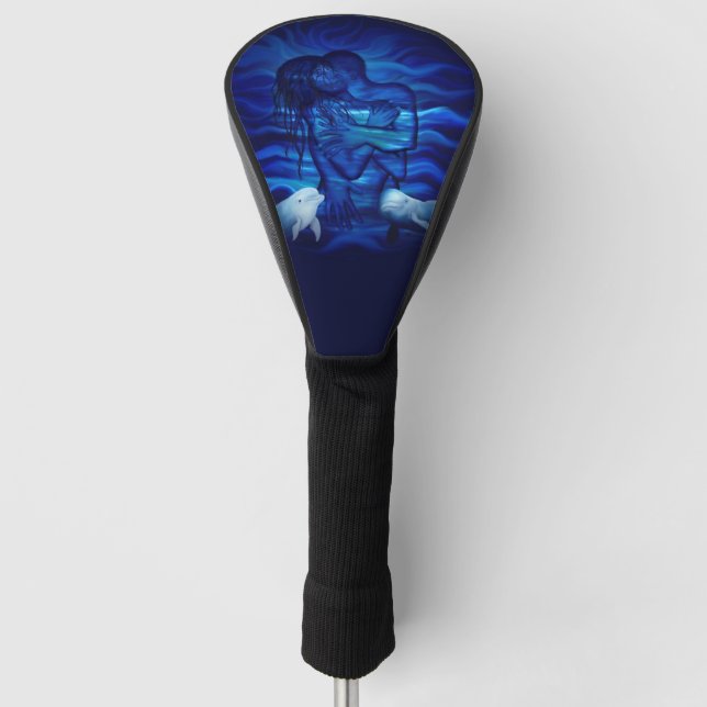 Liebe, Passionsakt - Paar mit Dolphin Golf Headcover (Vorderseite)