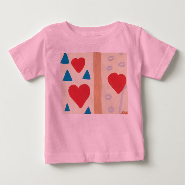 Liebe Path Baby Tutu Bodysuit T-shirt (Vorderseite)