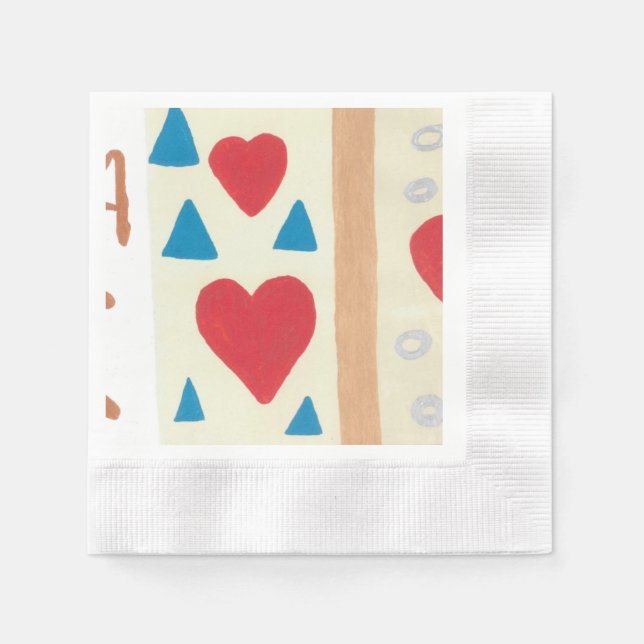 Liebe Path Paper Napkin Serviette (Vorderseite)