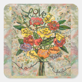 Liebe Patient, 1 Korinther 13:4-8 Aufkleber