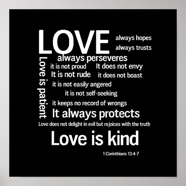 Liebe Patienten Random ungerahmt oder Gerahmt Poster (Vorne)