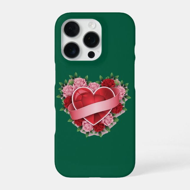 LIEBE PATTERN iPhone HÜLLE (Rückseite)