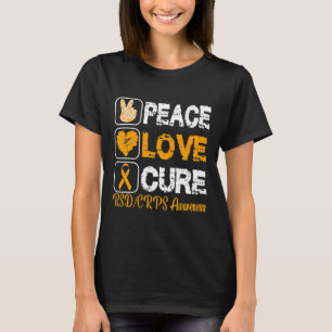 LIEBE PEACE CURE RSD CRPS AWARENZ T-Shirt