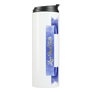 Liebe Peace Faith Thermosbecher