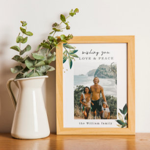 Liebe & Peace Family Foto Poster und Print