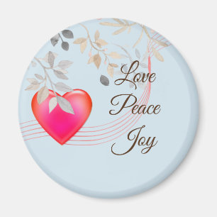 Liebe Peace Joy II Magnet