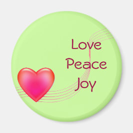 Liebe Peace Joy Kühlschrankmagnet Magnet