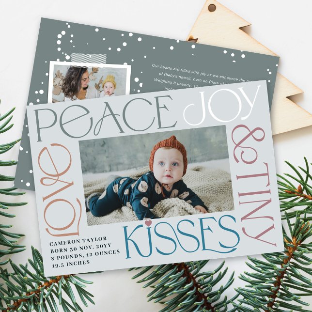 Liebe Peace Joy Tiny Kisses Baby's 1. Weihnachten (Von Creator hochgeladen)