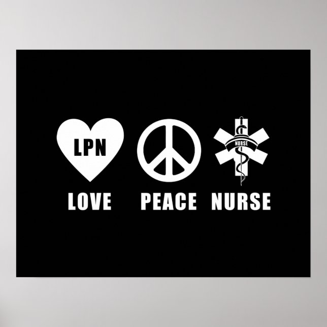 Liebe Peace LPN Poster (Vorne)