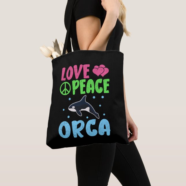 Liebe Peace Orca Niedliche Meerestiere Orca Lover (Von Nahem)