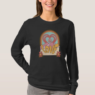 Liebe Peace Pacifist Kindness Romantische Valentin T-Shirt