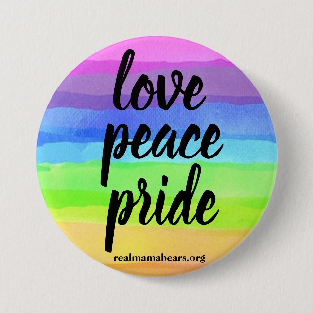 Liebe Peace Prix Button (Vorderseite)