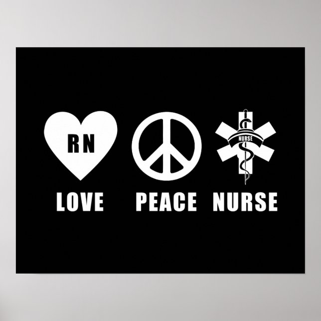 Liebe Peace RN Poster (Vorne)