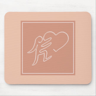 LIEBE (PEACH) MOUSEPAD