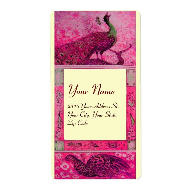 Liebe PEACOCKS, Rosa-Rosa-Creme (Vorne)