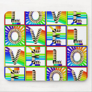 LIEBE PENCILS MOUSEPAD