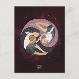 LIEBE perfektes Paar Valentinstag Feiertagspostkarte