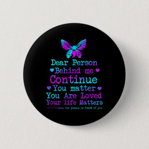 Liebe Person Hinter Mir Deine Lebensprobleme Selbs Button