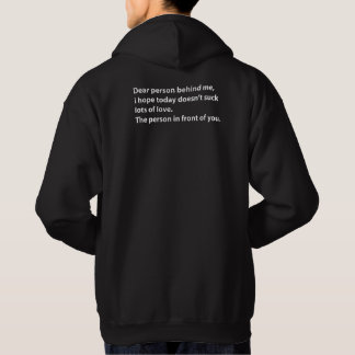 Liebe Person hinter mir Hoodie