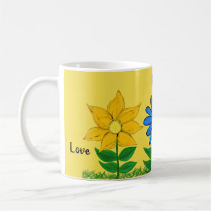 Liebe Personalisiert Gelbe Tasse