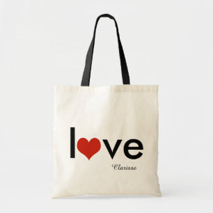 Liebe personalisiert tragetasche