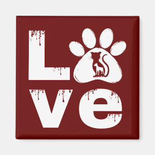 LIEBE PET PAW ANIMAL GIFT MAGNET