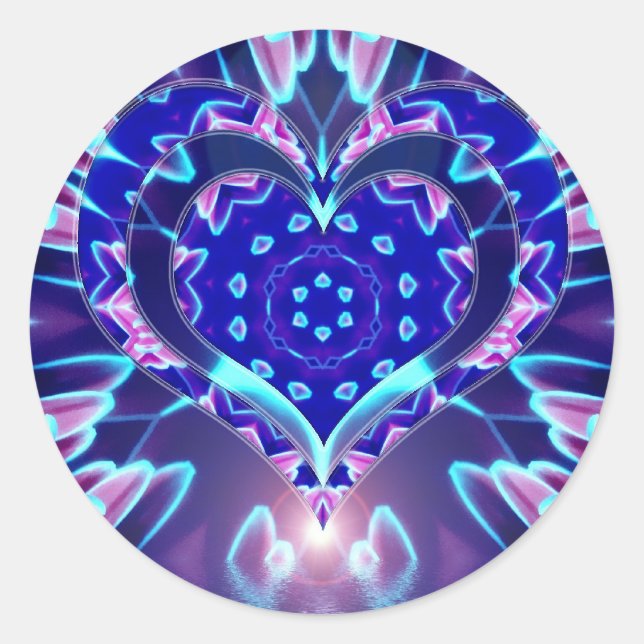 Liebe PeTaLS-Aufkleber Runder Aufkleber (Vorderseite)