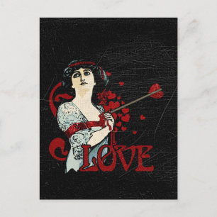Liebe Pfeil im Herzen Postkarte