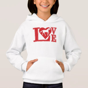 Liebe Pferde Hoodie
