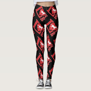 Liebe Pferde, ich liebe Pferde Leggings