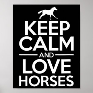 Liebe Pferde Pferde Reiten Reiten Reiten Poster