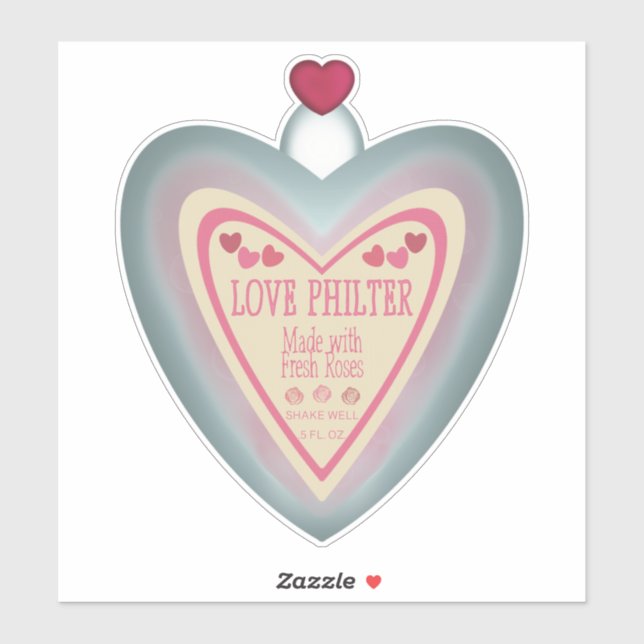 Liebe Philter Sticker (Blatt)
