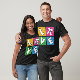 LIEBE PI Pop Art Match Design T-Shirt