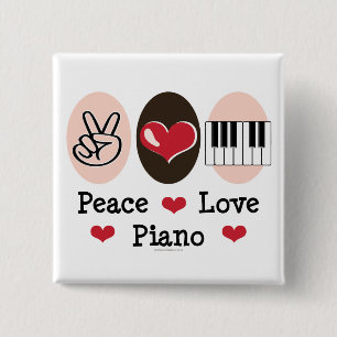 Liebe Piano Taste Button