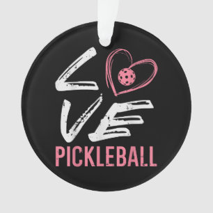 Liebe Pickleball Herz Pickle Ball Frauen Mädchen K Ornament