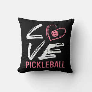 Liebe Pickleball Herzstück Pickle Ball Girl Kissen