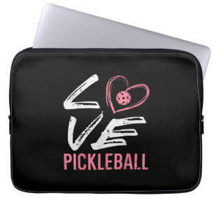 Liebe Pickleball Herzstück Pickle Ball Girl Laptopschutzhülle