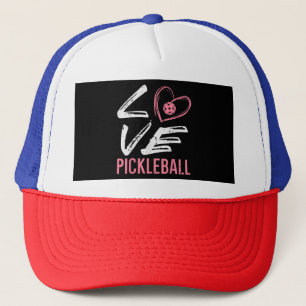 Liebe Pickleball Herzstück Pickle Ball Girl Truckerkappe