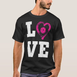 Liebe Pickleball I Liebe Pickleball Paddleball Pla T-Shirt