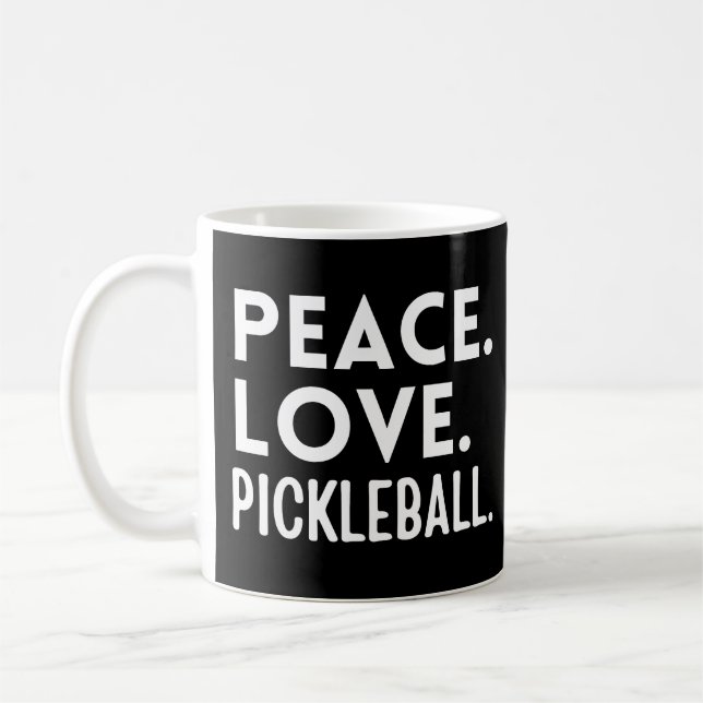 Liebe Pickleball Kaffeetasse (Links)