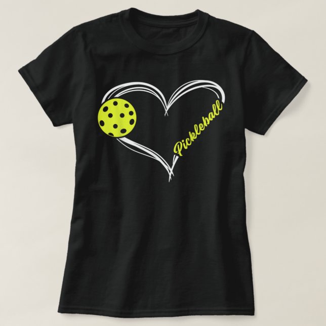Liebe Pickleball - niedliches Pickleball-Spiel, I  T-Shirt (Design vorne)