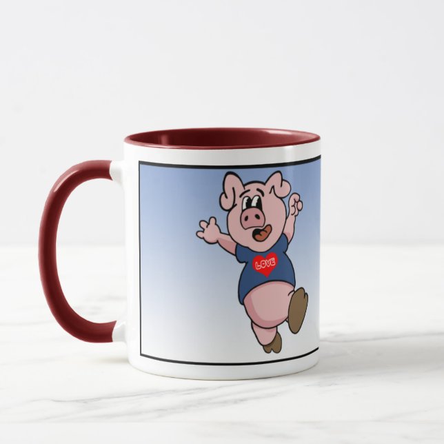 Liebe Piggy Tasse (Links)