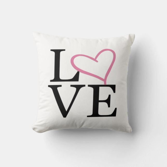 Liebe Pillow Kissen (Vorderseite)