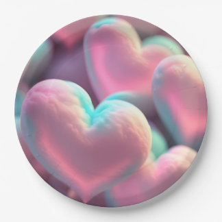 Liebe Pillow Pappteller