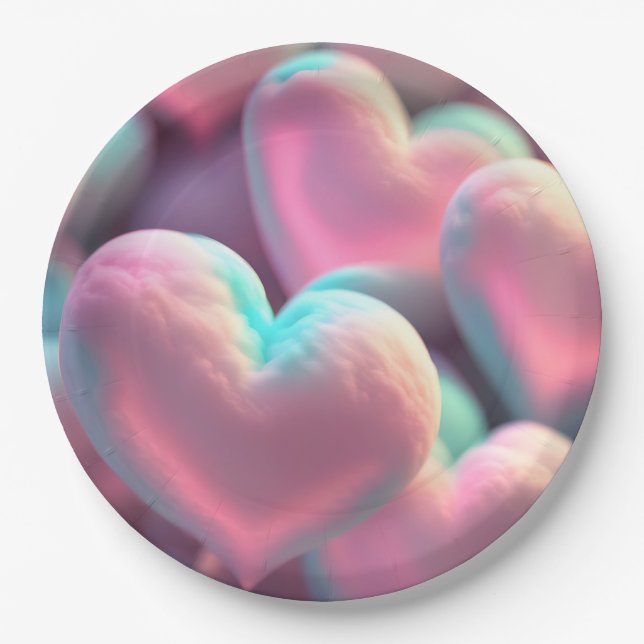 Liebe Pillow Pappteller (Vorderseite)