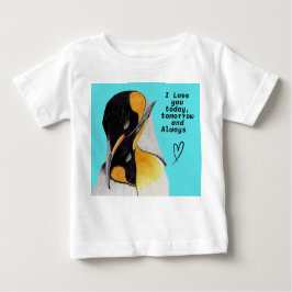 Liebe Pinguin Baby T-shirt